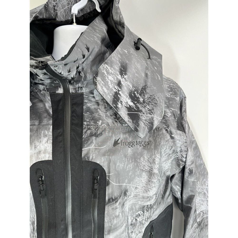 Frogg Toggs Men's Pilot Pro Jacket Sz XL Realtree Gray Fishing Hooded Waterproof - Picture 16 of 16